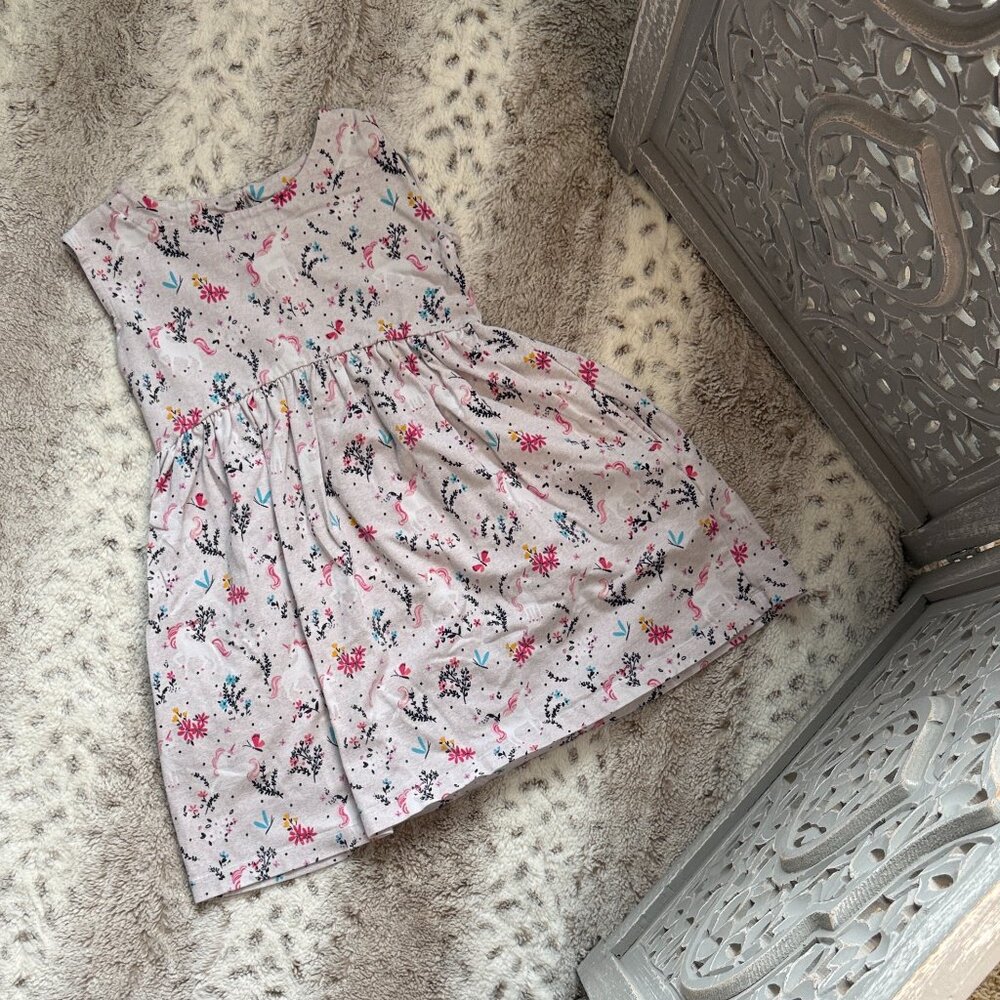Rumi & Ryder floral unicorn dress girls small magical angelic garden party
